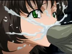 Huge monsters destroyed a blonde anime chick.